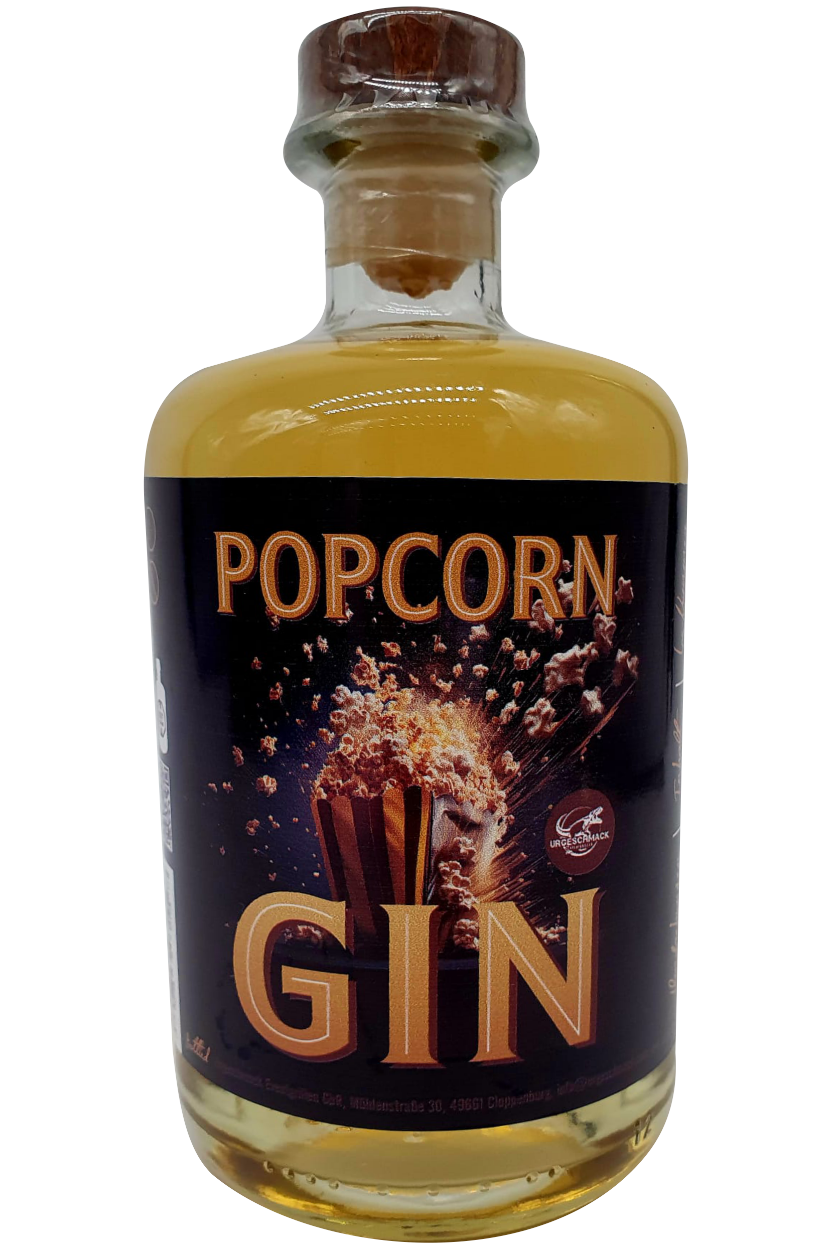 Flasche Popcorn-Geschmack Gin