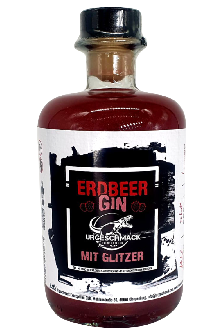 Erdbeer-Glitzer-Gin - Urgeschmack